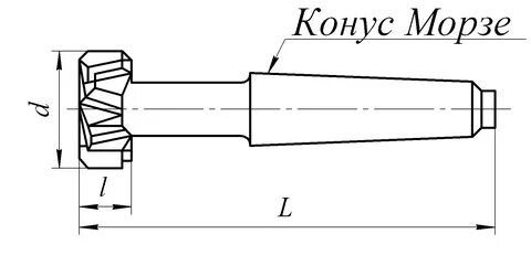 Конус морзе чертеж