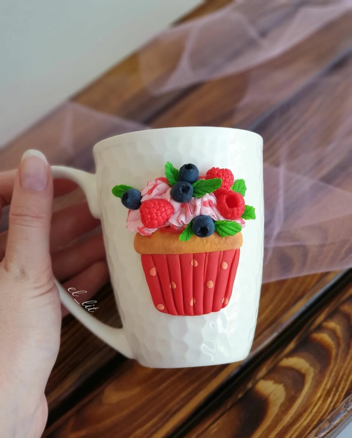 Pin di Кружки украшения полимерная глина