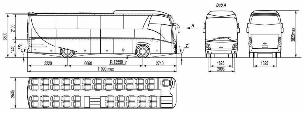 Какая длина автобуса. Габариты МАЗ 251. Туристический автобус МАЗ 251. МАЗ 251 чертеж. Габариты Мерседес Туризмо.