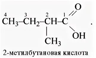 2 метилбутановая кислота изомеры