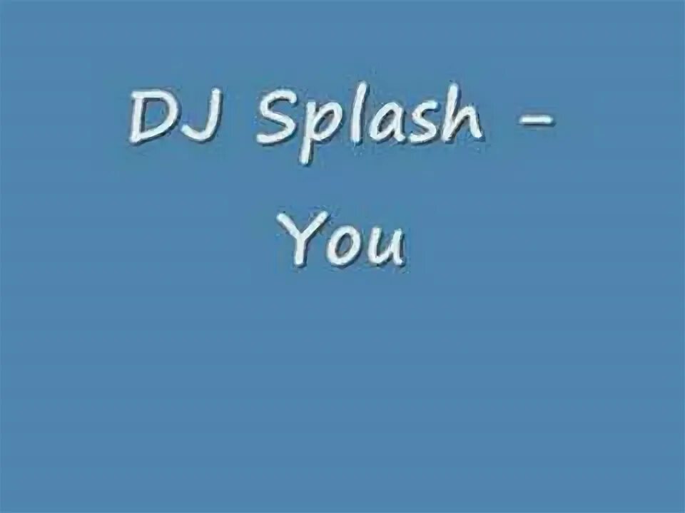 Dj splash ding ding. Dj splash ding ding