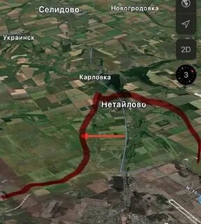 Нетайлово донецкая область на карте