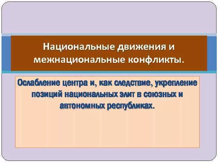 Участники национального движения