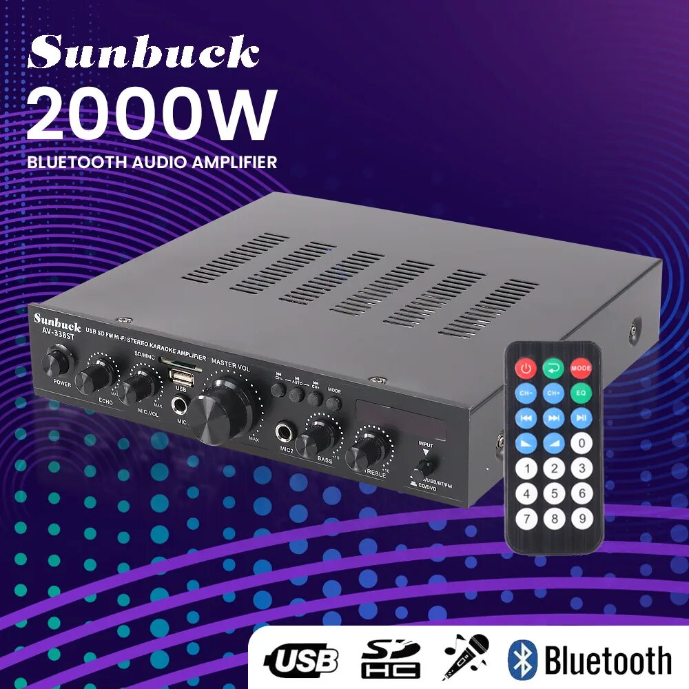 Пятиканальный усилитель Sunbuck av-338st Bluetooth. Sunbuck av 338st характеристики. Усилитель звука Sunbuck. Плата CD приемника Sunbuck av-338st. Av 338st