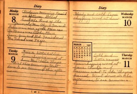 Diary entry перевод