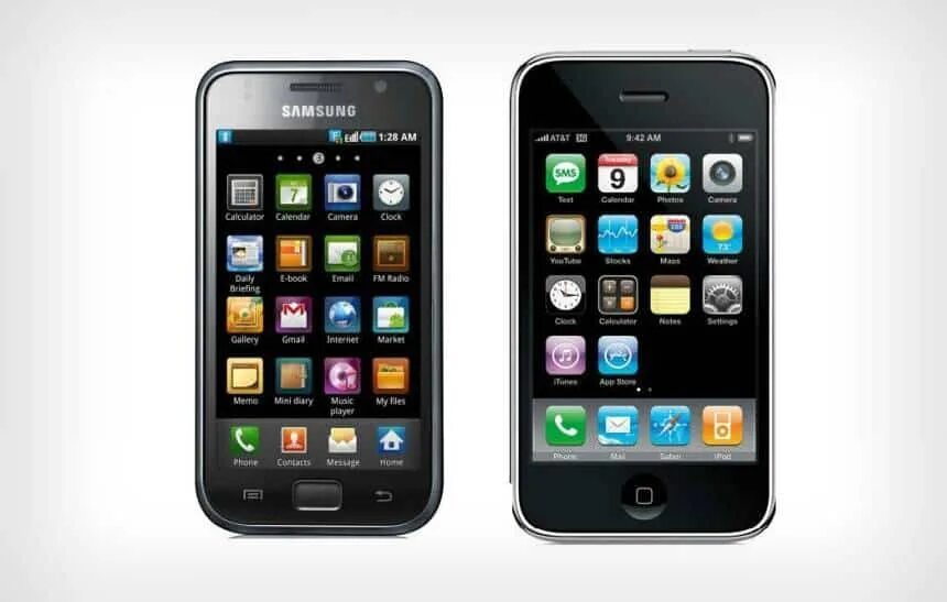 Разные телефоны айфоны. Samsung galaxy s gt-i9000. смартфоны 2010 года. сенсорные мобильные телефоны до айфона. как выбрать телефон недорогой но хороший.
