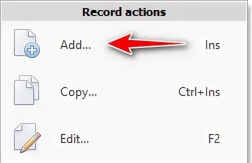 Add entries. Add entries