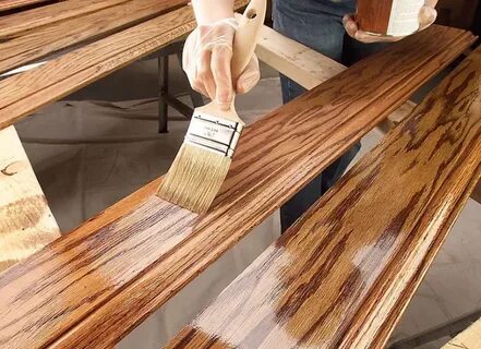 Water based wood polish