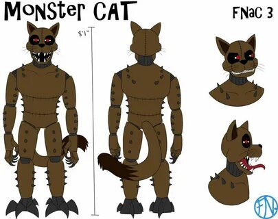Monster CAT Reference Sheet by FNAFNations.deviantart.com on @DeviantArt Fnaf, F