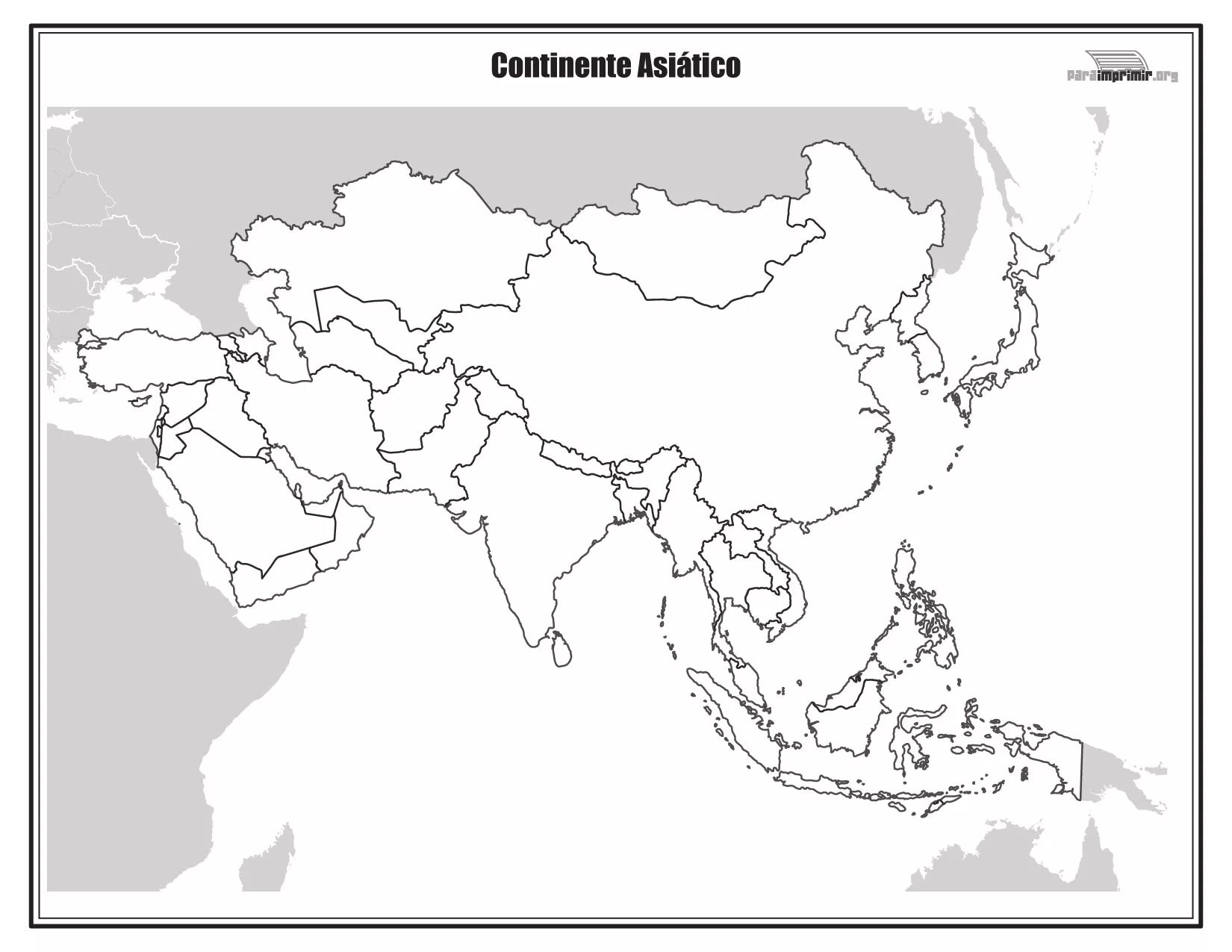 Контурные карты регионов азии. Карта зарубежной Азии пустая. Южная и Юго-Восточная Азия контурная карта. Политическая контурная карта зарубежной Азии. Зарубежная Азия политическая карта контурная карта.