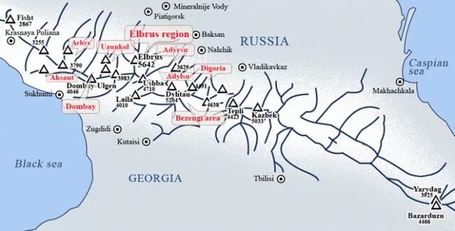 Где гора эльбрус на карте россии. Гора Дыхтау на карте. Гора Дыхтау на карте Кавказа. Гора Дыхтау на карте России.