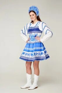 Короткий русский платье