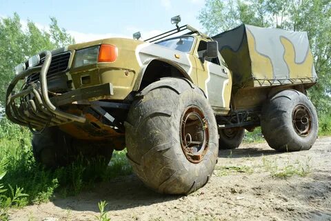 Вездеходы на шинах низкого видео