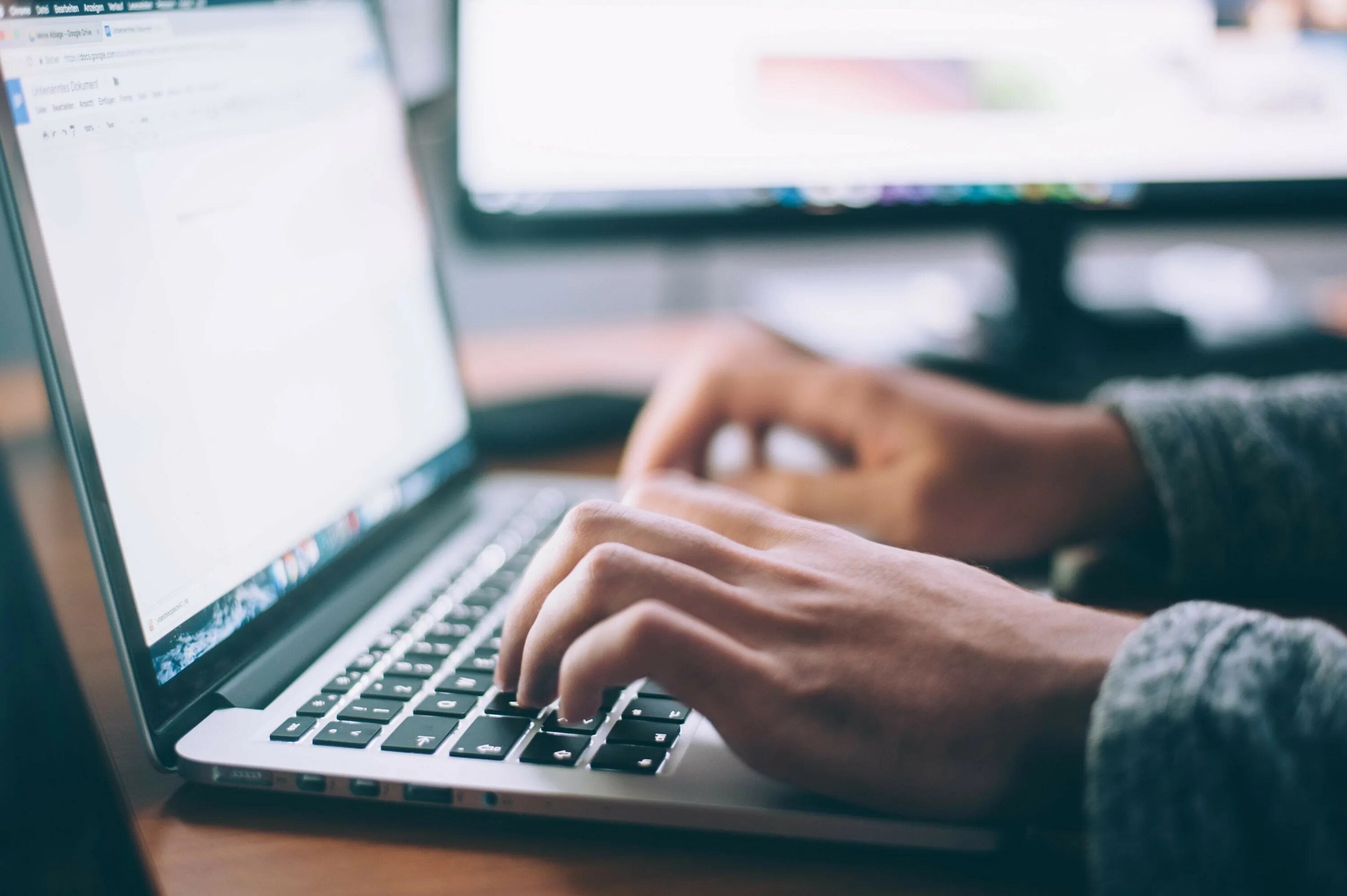On line typing