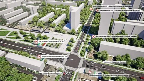 Строительство рублево архангельской