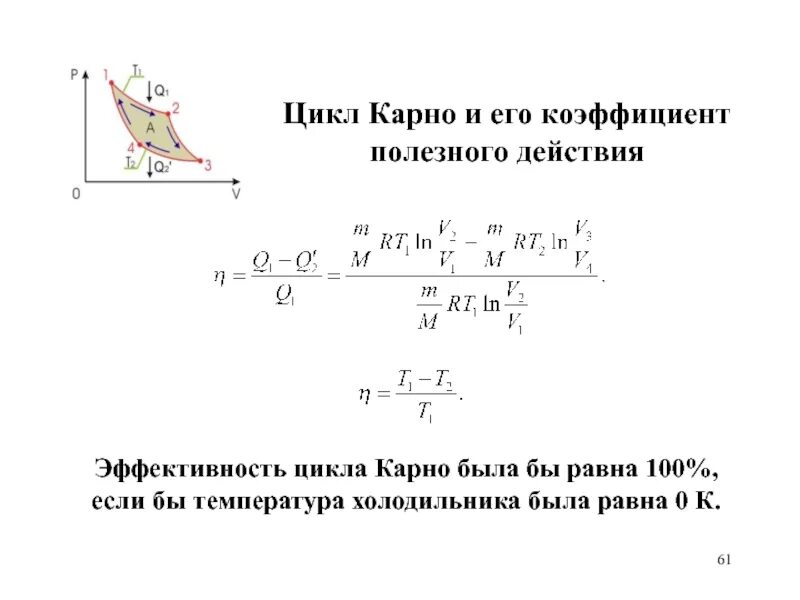 Циклические процессы. Цикл Карно. КПД цикла Карно.. Термический КПД цикла Карно формула. Термический коэффициент полезного действия цикла Карно. Цикл Карно и его коэффициент полезного действия.. Идеальный цикл карно формула