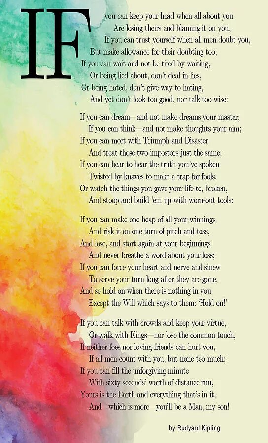 If kipling. Редьярд киплинг if. if rudyard kipling. if стих. стих if киплинг.