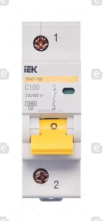 Выключатель IEK ba47-1 автоматический ва47-100. ИЭК 100 автомат 1 полюс. Автомат ba47-100 c35. Автоматический выключатель ва47-100 100а 1p.