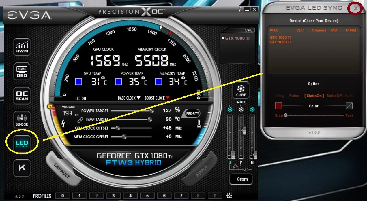 Power temp. Power temp