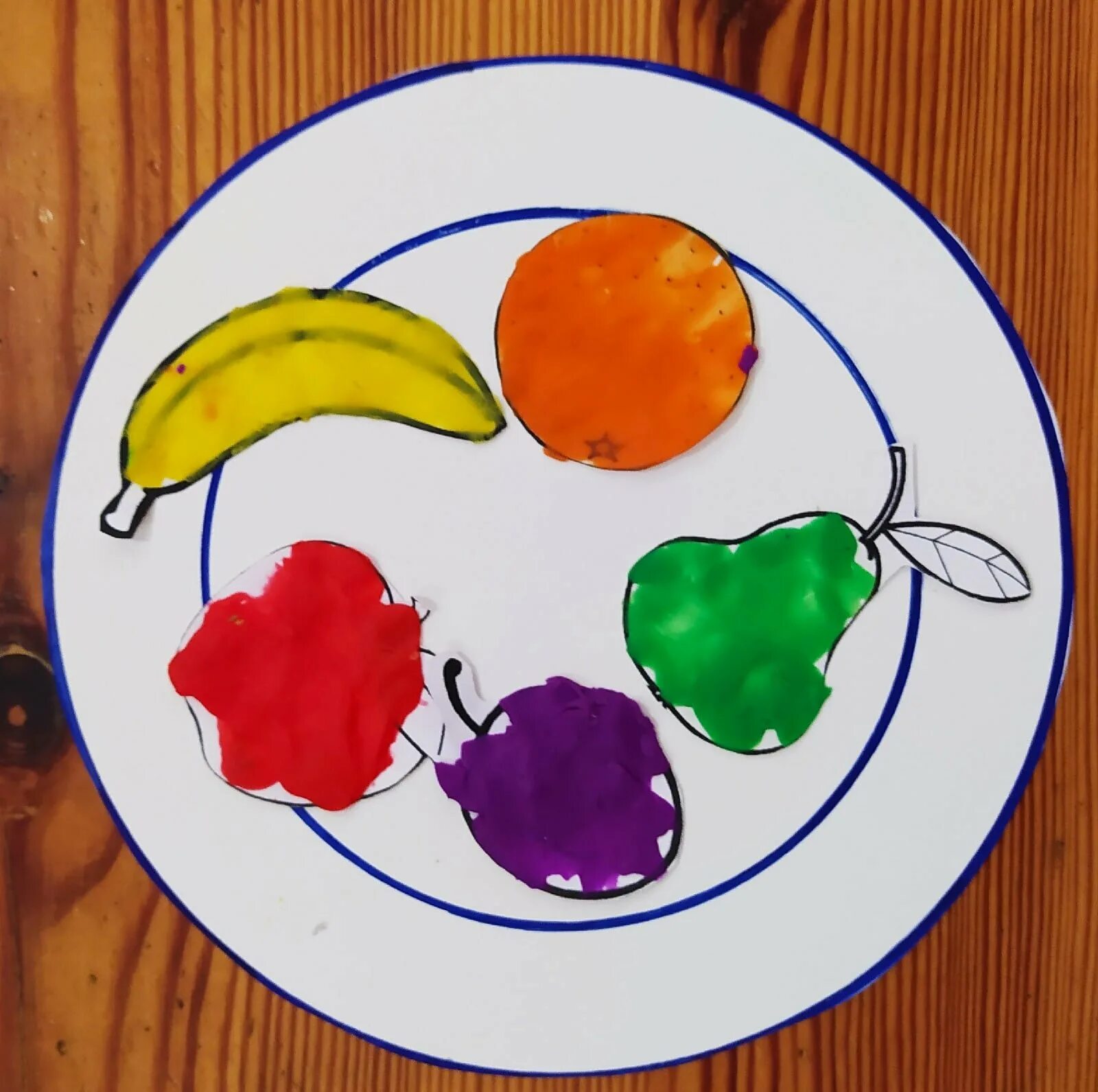 Аппликация фрукты на тарелке. Аппликация овощей и фруктов. Аппликация фрукты средняя группа. Рисование в средней группе фрукты на тарелочке.