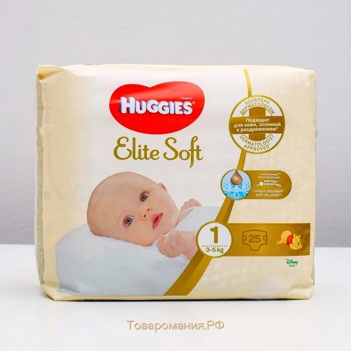 Elite soft подгузники. Huggies подгузники elite soft 1 (3-5кг), 100 шт.. huggies elite soft 1 25шт. хаггис элит софт 1 25 шт.