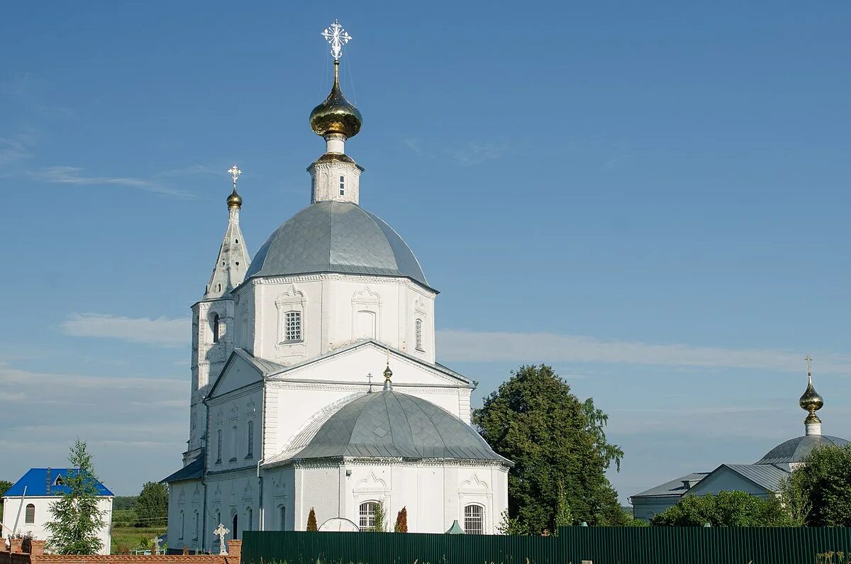 Церковь Николая Чудотворца, православный храм, Журавлиная ул., 1, село Санино - 