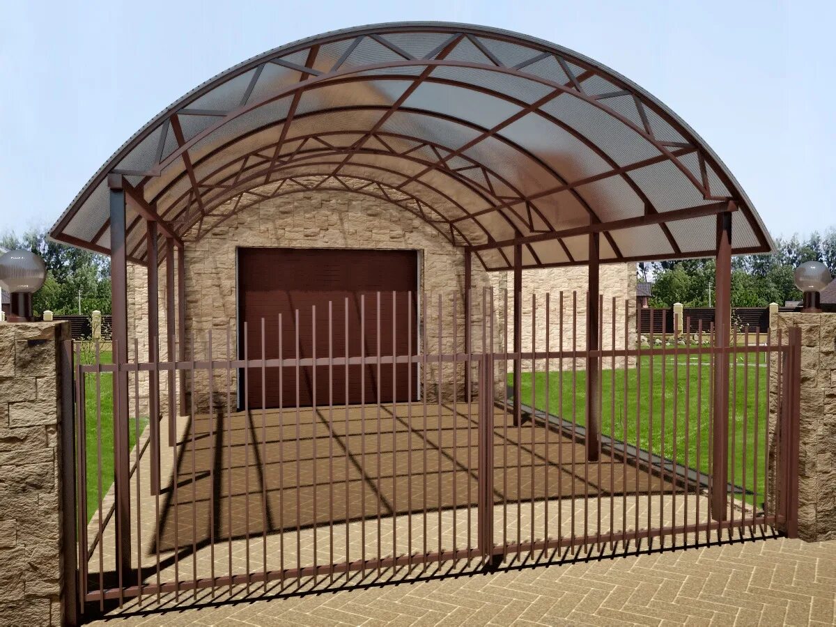 Навес поликарбонат. Навес для машины арочный. Арки для навеса. Навесы из поликарбоната во дворе. Арочный навес.