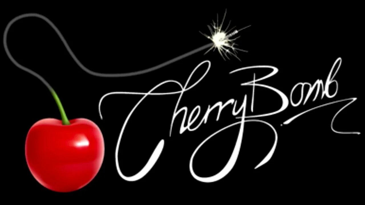 Логотип бомба. Черри бомб надпись. Cherry Bomb группа. Лого Cherry Bomb 1024x576.