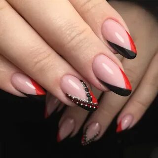 Красно черный френч