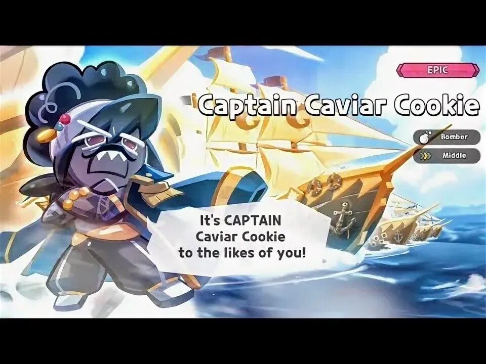 Captain caviar cookie