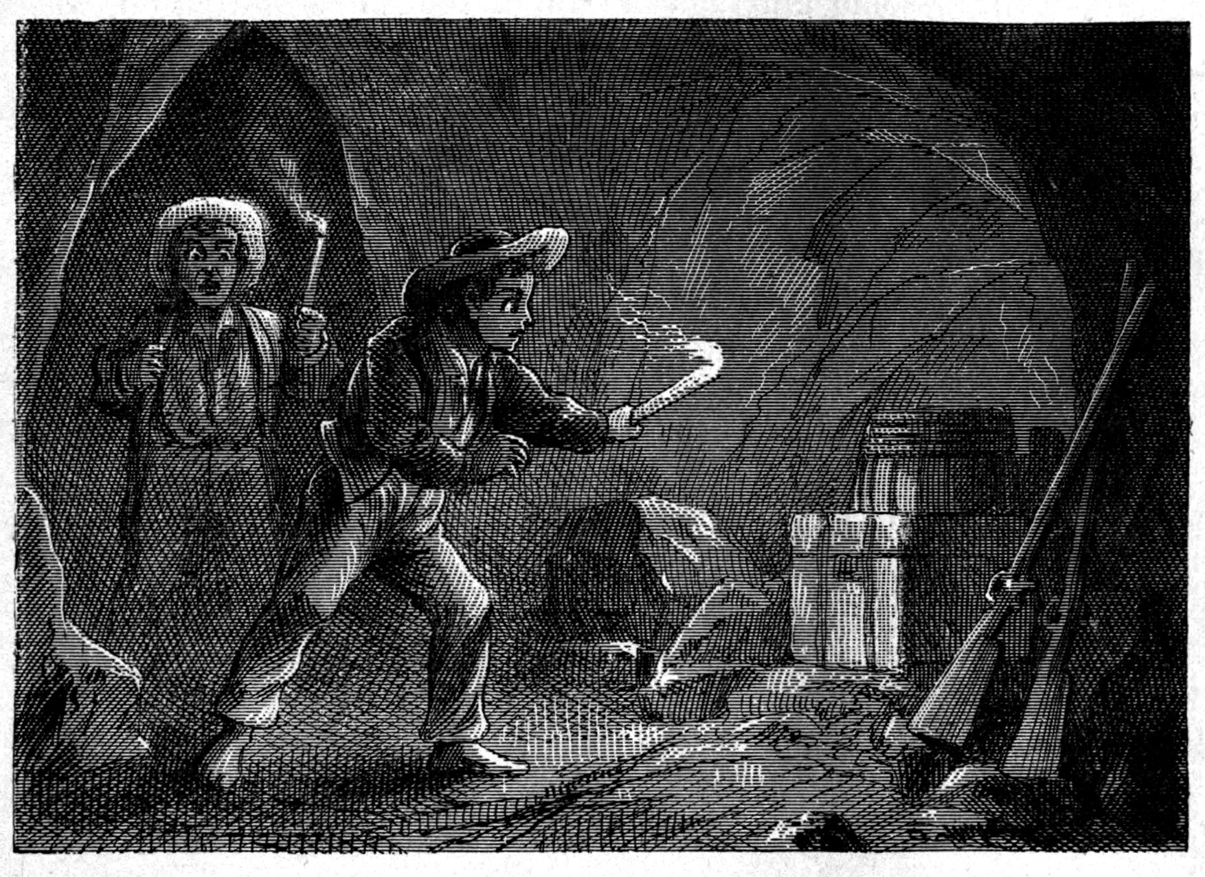 Иллюстрация приключения Тома Сойера и Бекки. Приключения Тома Сойера Бекки. Том Сойер в пещере. Том Сойер и Бекки.