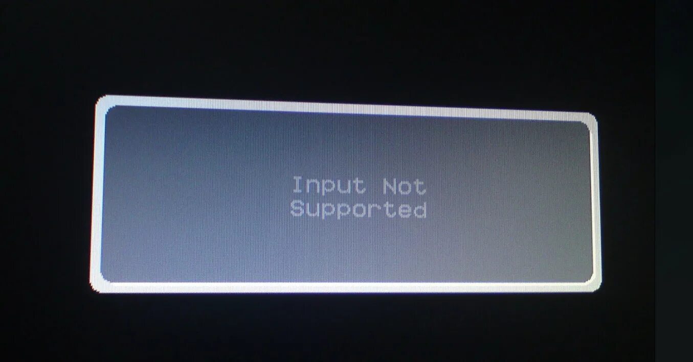 Input not supported. Input not supported монитор. Input not supported монитор при запуске. Input not supported монитор Acer при запуске. Typeerror not supported between instances