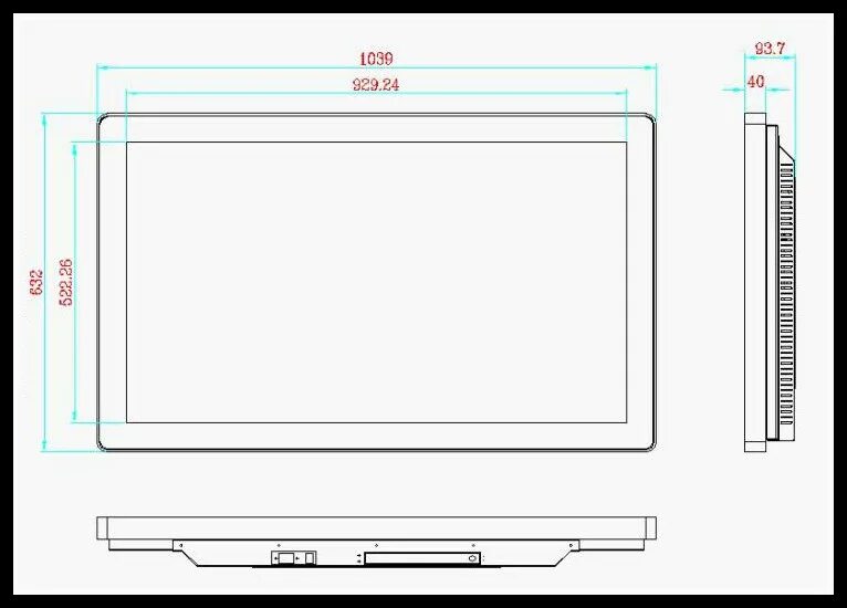 Размеры led телевизоров. Телевизор LG 42 дюйма габариты в см. Размер ТВ LG 42 дюйма. Монитор 42 дюйма Размеры. Тач панель 42 дюйма.