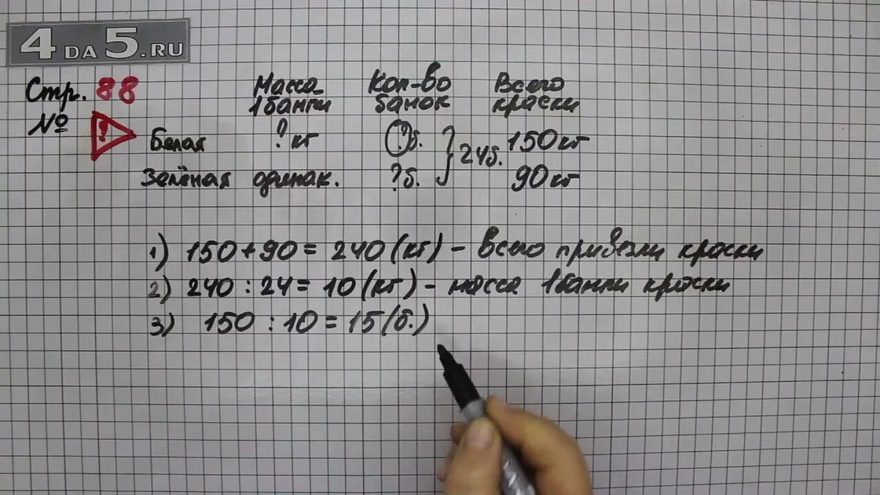 Математика четвертого класса страница 88. Математика страница 88 задание 4. Математика 4 класса страница 88 упражнение ? Задача. Математика 1 класс 1 часть стр 88. Задача под чертой математика.