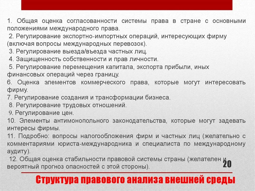 Международное право общее положение
