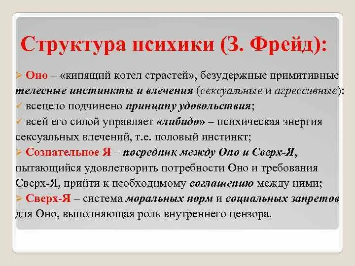 Фрейд влечение и их судьба. Структура психики фрейд. строение психики по фрейду. инстинкты по фрейду.