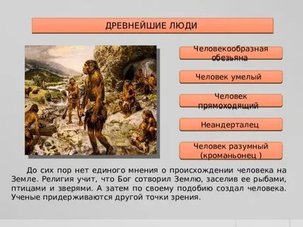 Древнейшие люди на земле это