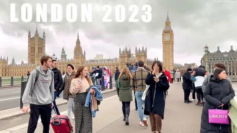 Walking around london