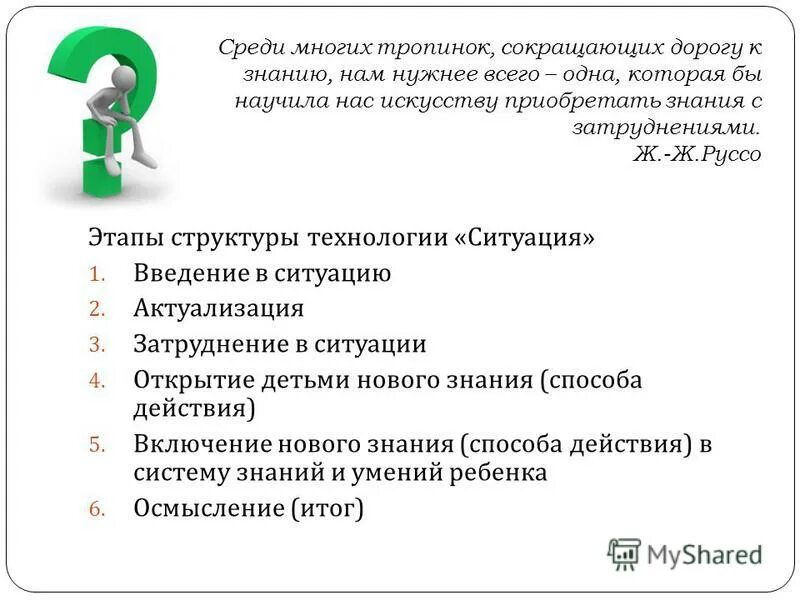 технология ситуация презентация