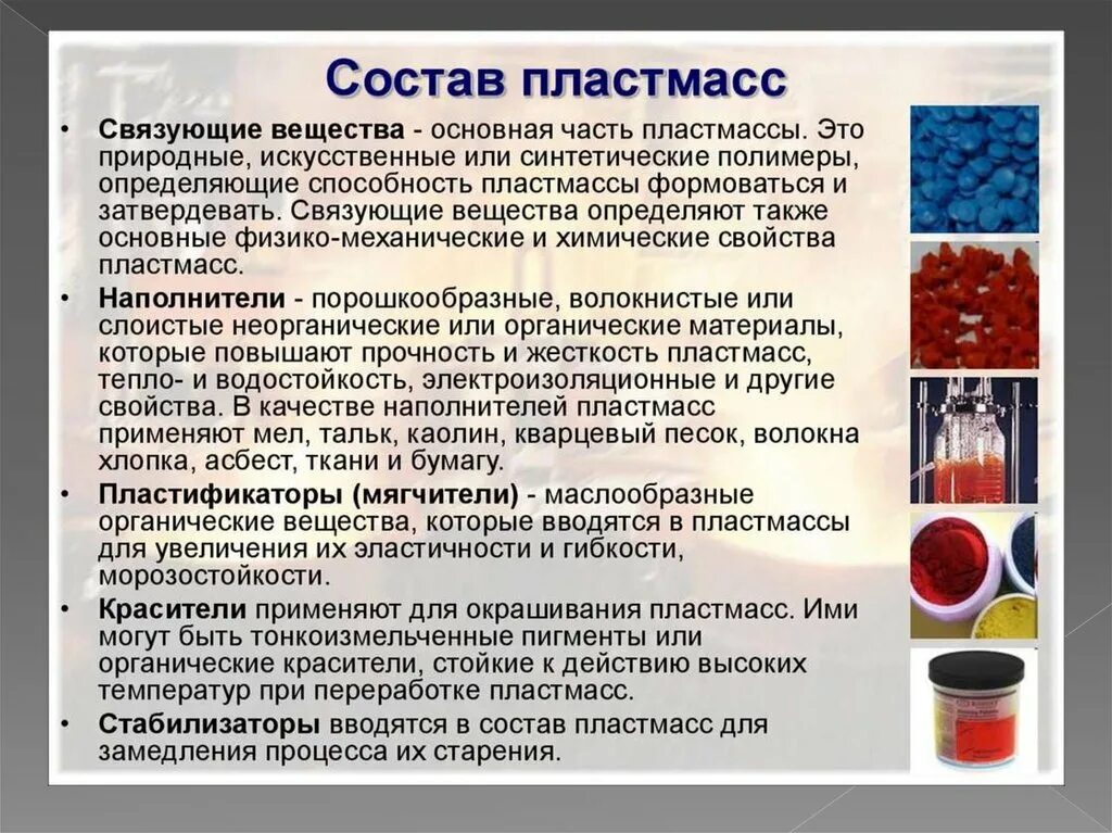 Состав полимерных материалов. Состав пластмасс. Основные компоненты пластмасс. Полимерные материалы и пластмассы , состав.