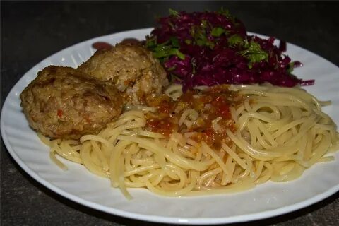 Котлеты с макаронами