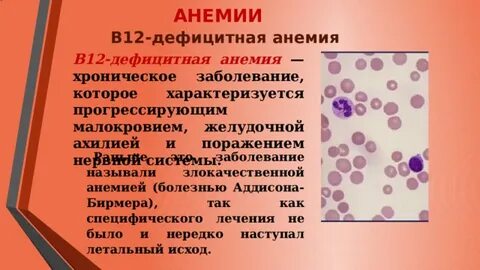 B12 дефицитная