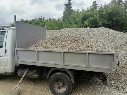 Сколько щебня в газели
