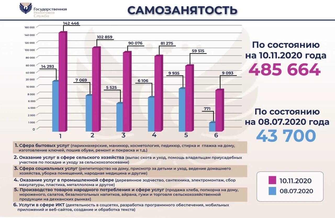 Деятельность нельзя вести в рамках самозанятости