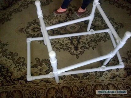 Столики из пвх труб
