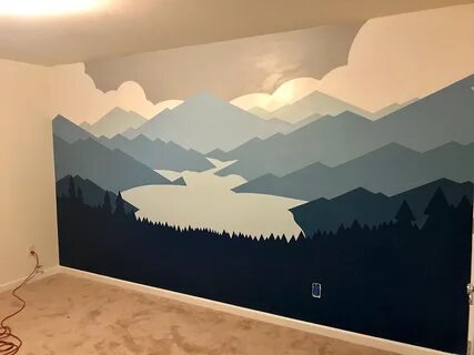 Download Mountain Mural Wallpaper - WallpapersHigh