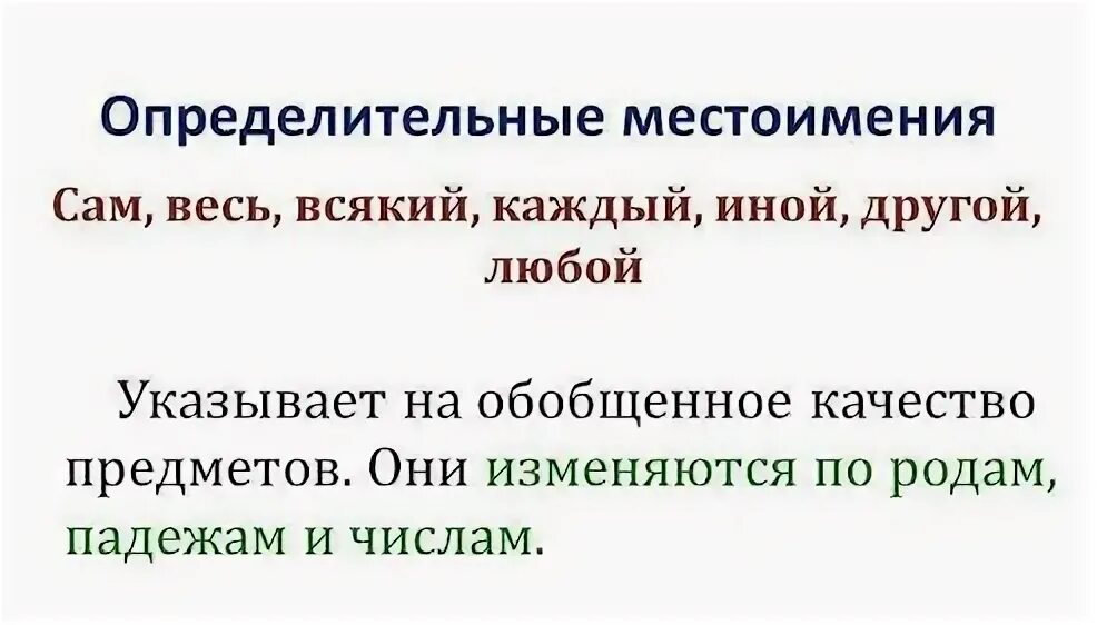 Выделите определительное местоимение. Определительные местоимения. На что указывают определительные местоимения. Сам определительное местоимение. Синтаксическая роль определительных местоимений.