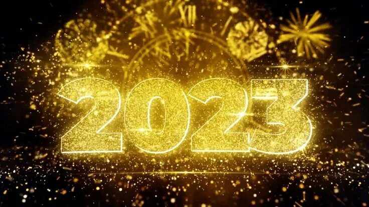 2023 год новое фото Free Vector New year event banner with 2023 text in ribbon style