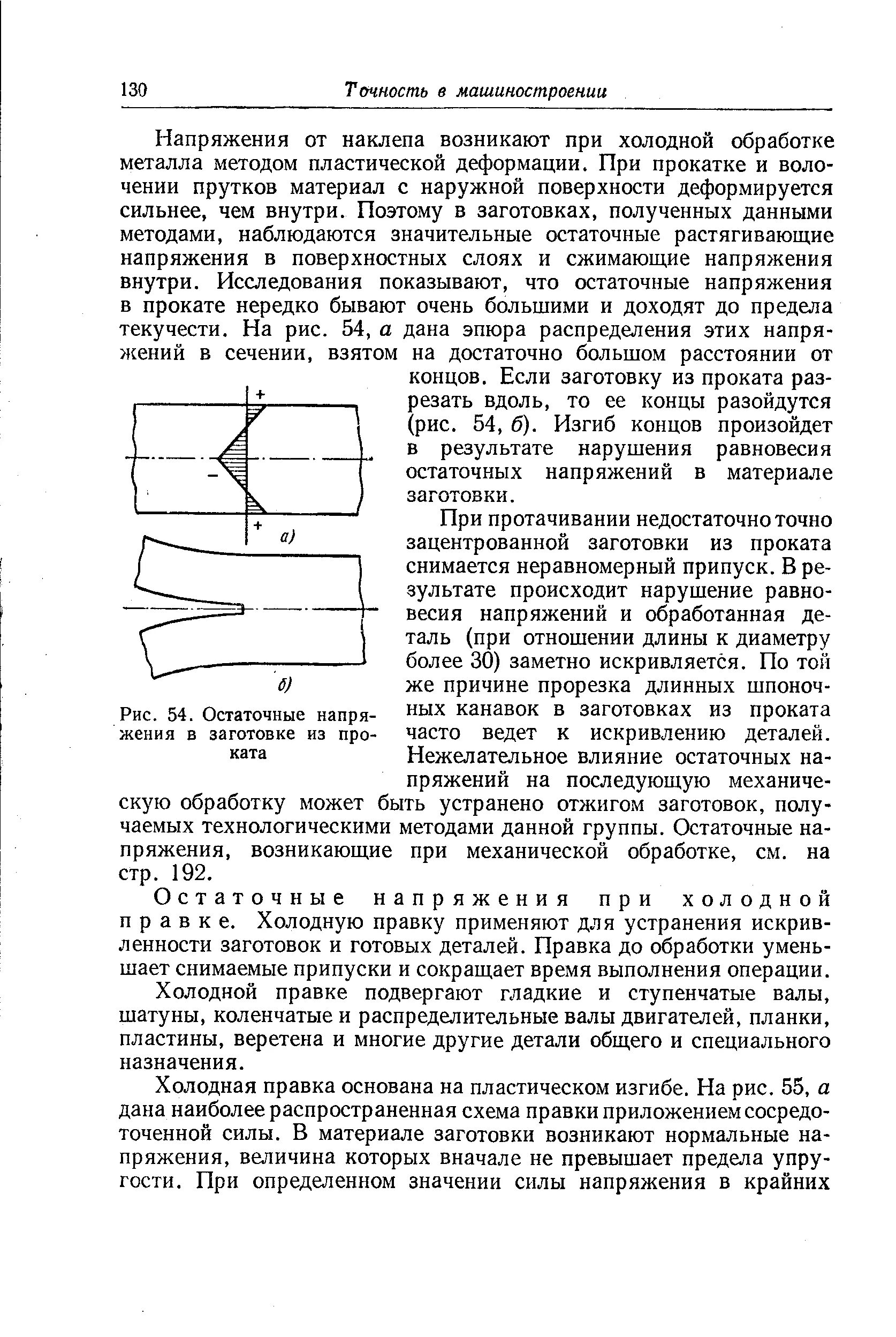 Остаточные напряжения пластической деформации. Остаточные напряжения при механической обработке. Исследование остаточных напряжений.