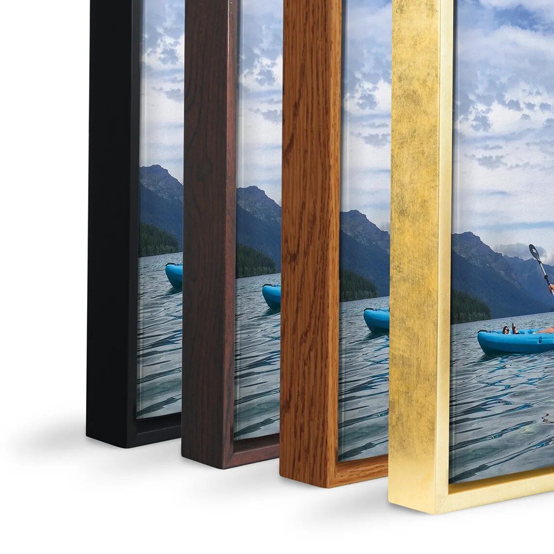 Floating frame. Jasart thin edge floater frames. floater frame black. floating frame canvas how to.